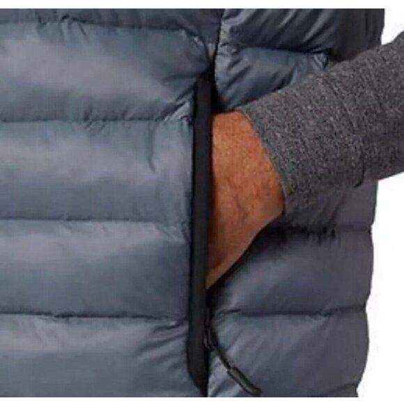 32 Degrees Heat Gray 3 Zip Pocket Black lining Vest Men's Vest Size M - Picture 4 of 5